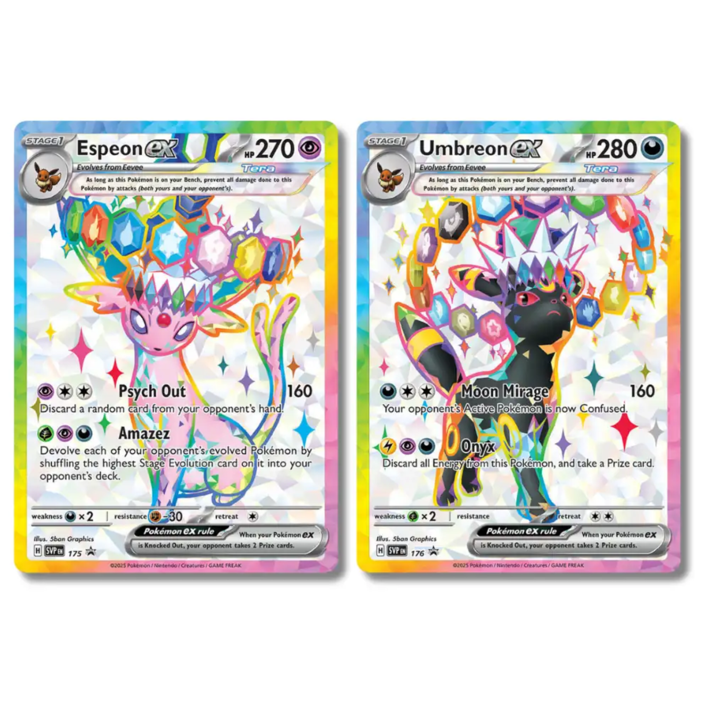 Pokémon TCG: Scarlet & Violet Prismatic Evolutions Premium Figure Collection