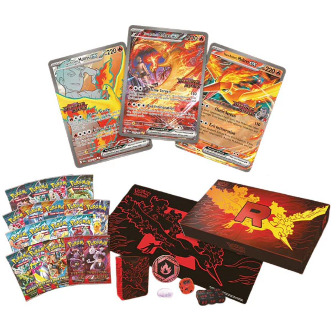 Pokémon TCG Team Rocket’s Moltres ex Premium Collection