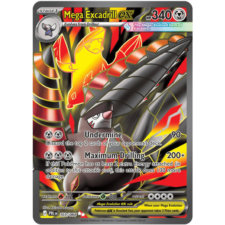 Pokémon Mega Evolution Pitch Black Booster Pack Engelsk
