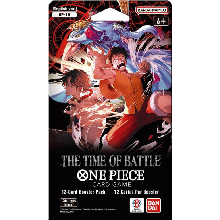 One Piece Card Game OP16 The Time of Battle Sleeved Booster