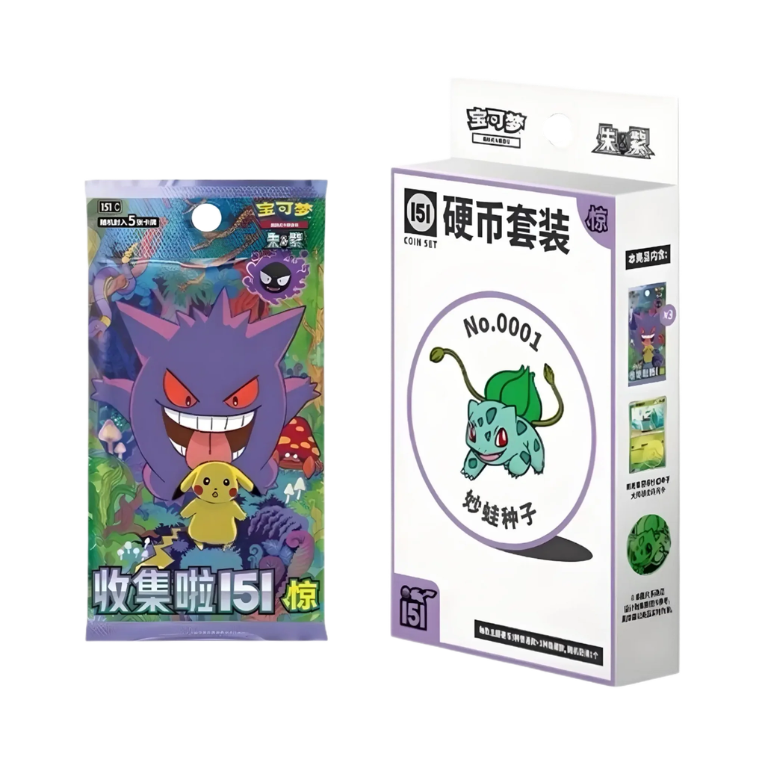 Pokémon 151 Surprise Coin Set Kinesisk