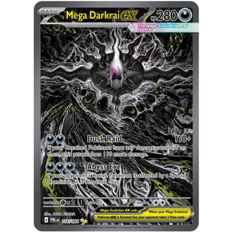 Pokémon Mega Evolution Pitch Black Booster Pack Engelsk