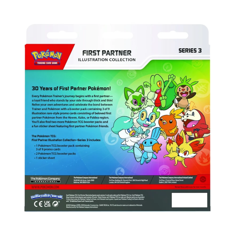Pokémon First Partner Illustration Collection Series 3