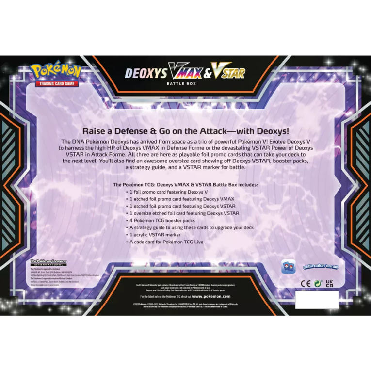 Deoxys VMAX & VSTAR Battle Box