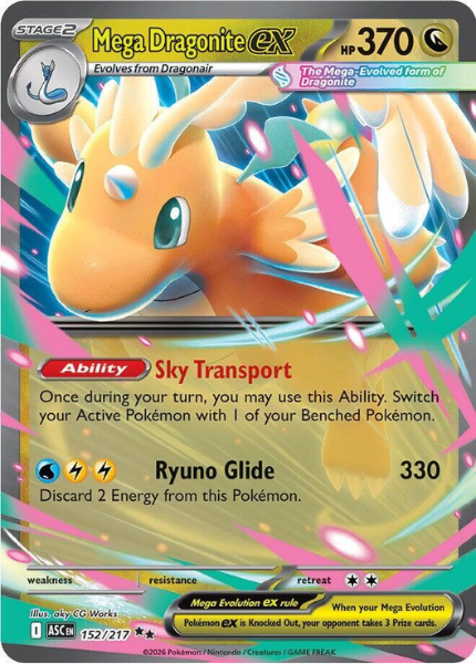 Pokémon TCG: Mega Evolution - Ascended Heroes Booster Pack