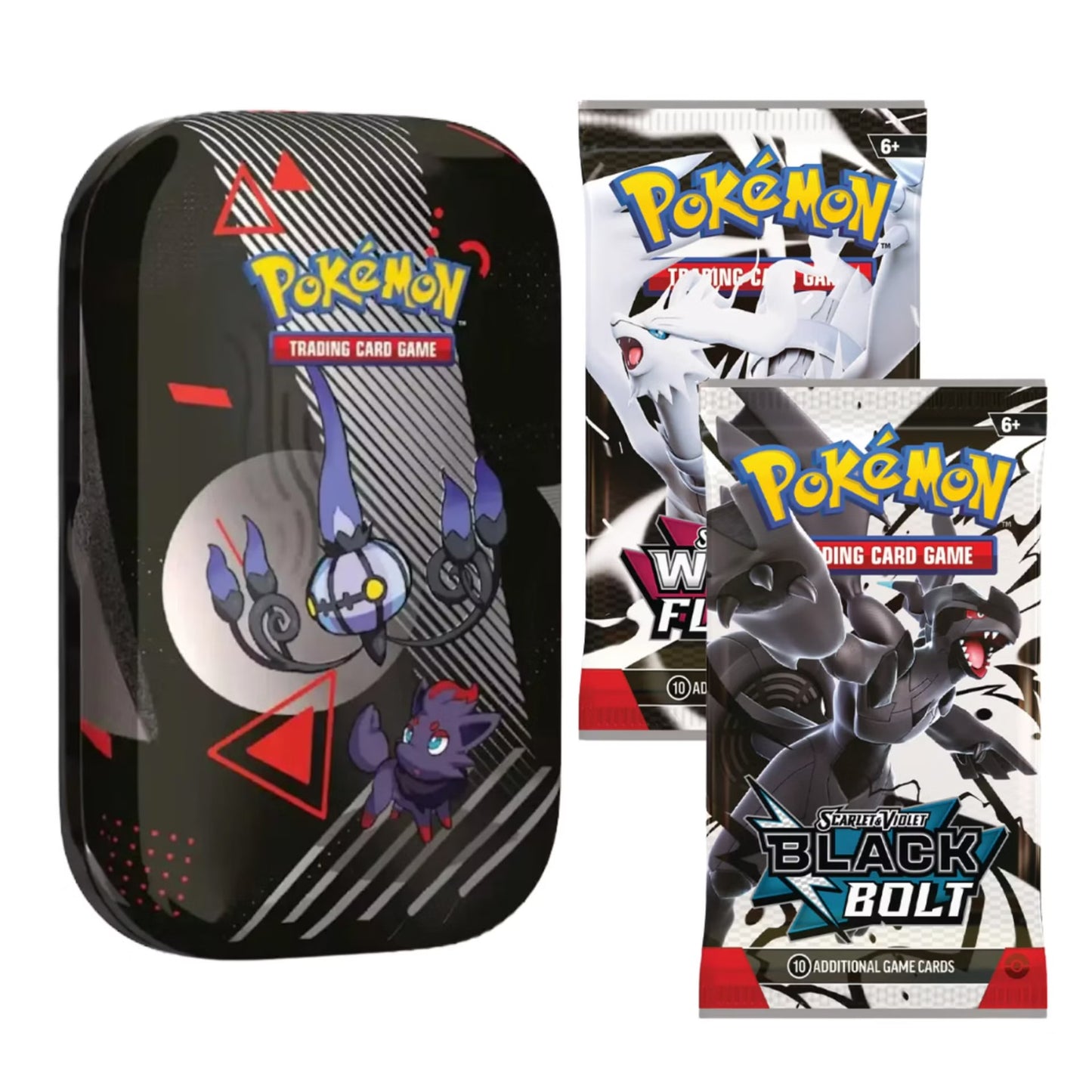 Pokémon Mini Tin Black Bolt og White Flare