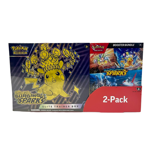 Pokémon TCG Surging Sparks Costco Bundle Engelsk (ETB + Booster Bundle)
