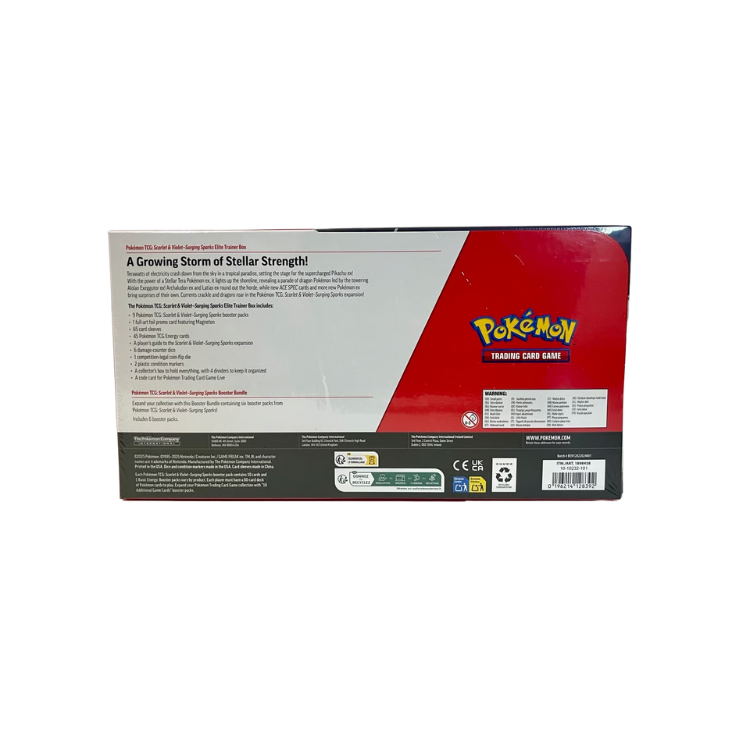 Pokémon TCG Surging Sparks Costco Bundle Engelsk (ETB + Booster Bundle)