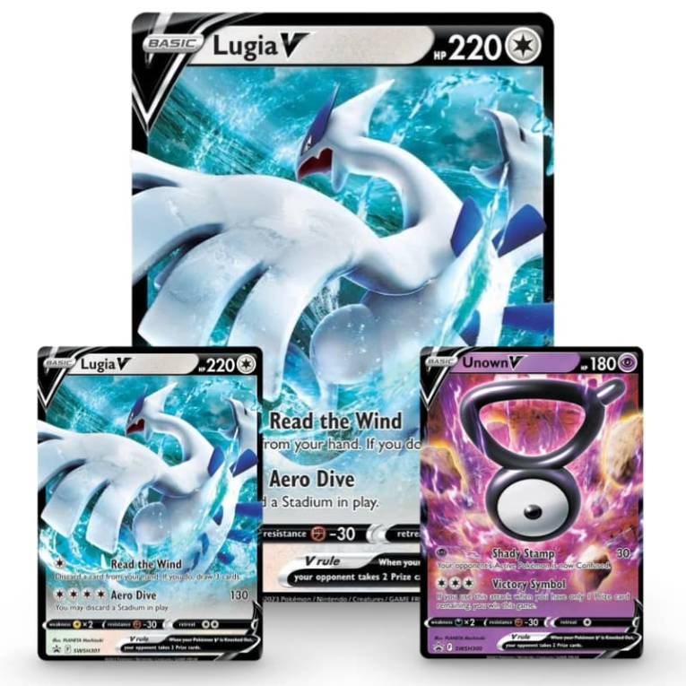 Crown Zenith Unown V & Lugia V Special Collection