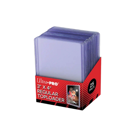 Ultra PRO Regular Toploader 3" x 4" - 25 Pack