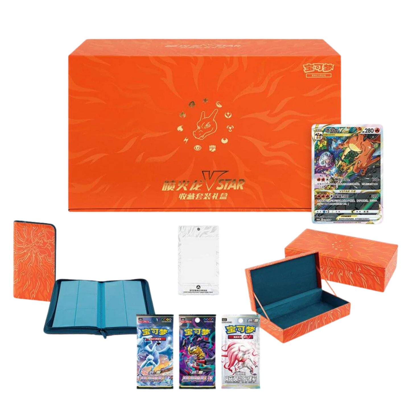 Pokémon TCG - Charizard VSTAR Premium Collection Box (Kinesisk)