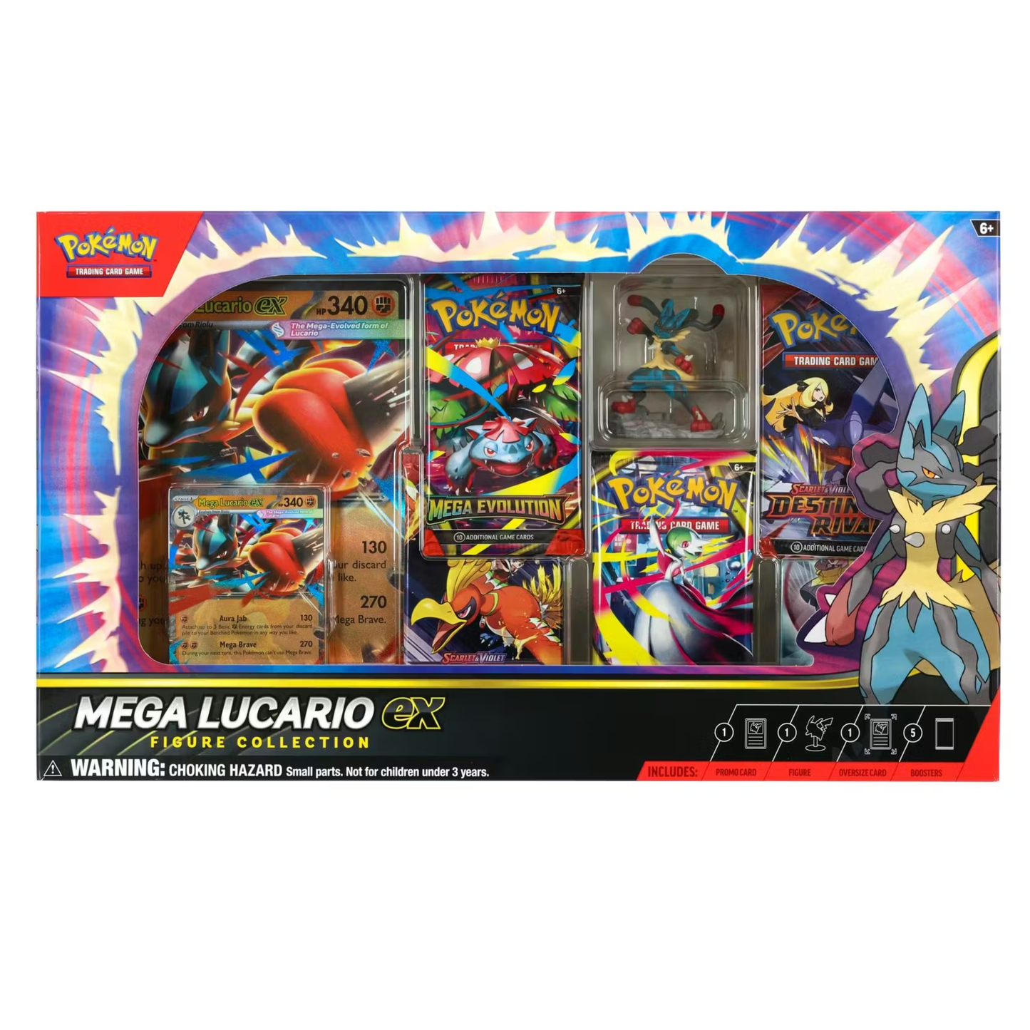 Pokémon TCG: Mega Lucario ex Figure Collection