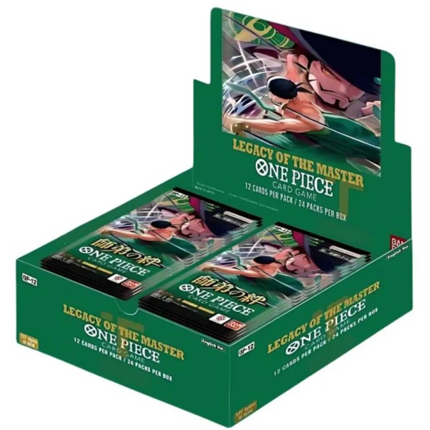 One Piece Card Game: Legacy of the Master OP-12 Booster Box Display